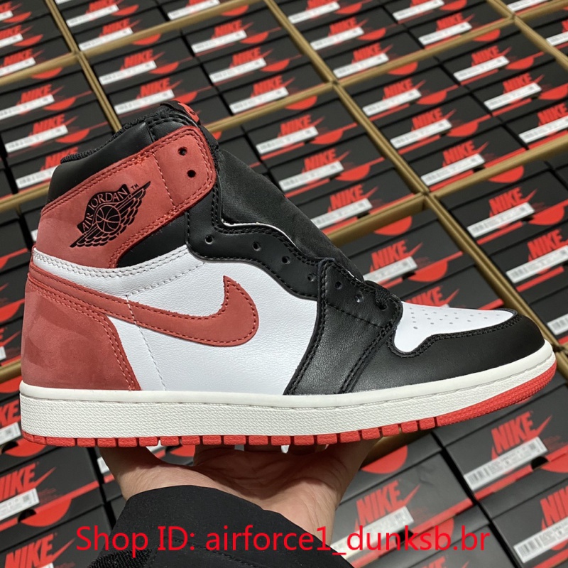 Nike Air Jordan 1 retro high rail Vermelho 555088 112 | Shopee Brasil