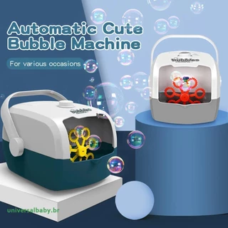 Máquina Sopradora De Bolhas Automática Portátil Funny Blower Maker Brinquedos De Verão Ao Ar Livre [universalbaby.br]