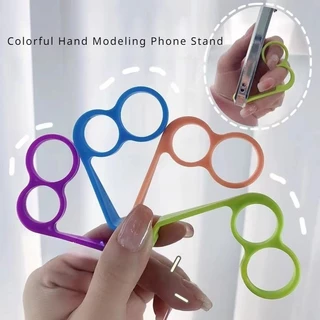 Suporte Para Telefone De Modelagem Manual Colorido Celular De Venda Por Atacado Mesa Smartphone