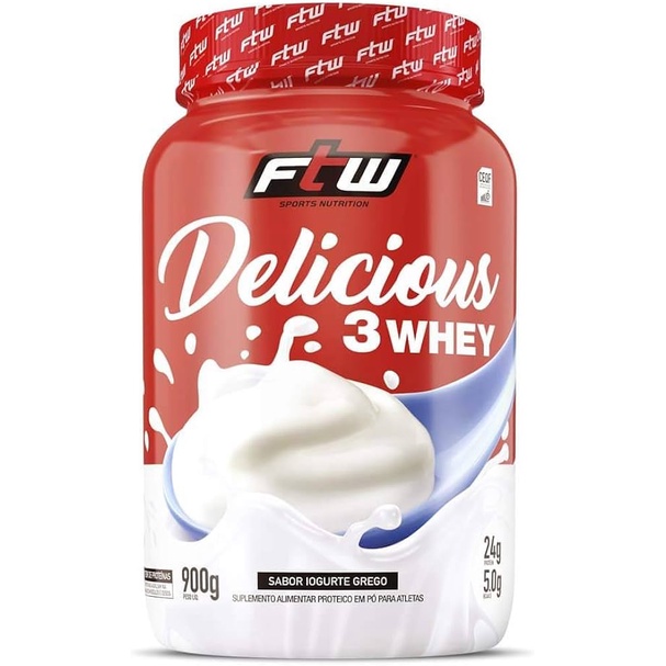 Delicious Whey 3W (900g) FTW – Iogurte Grego