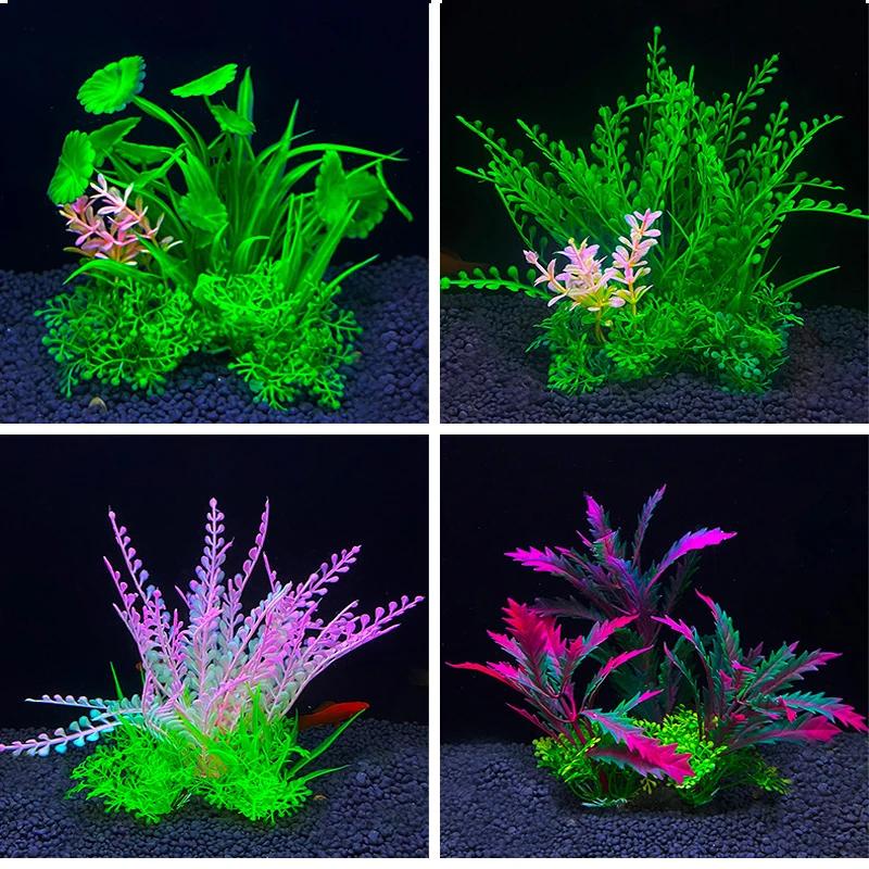 Decoração De Aquários Uma Variedade De Plantas Simuladas Aquáticas Produtos Decorativos