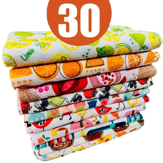 Jogo Pano De Prato Atoalhado Felpudo Estampado Super Oferta Envio Imediato