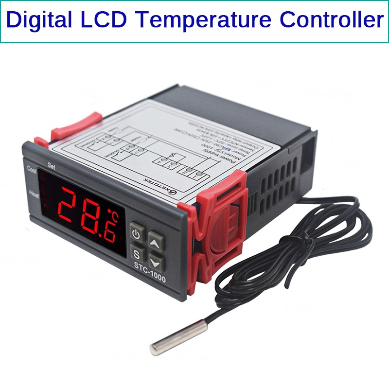 Controlador De Temperatura Digital Termostato W3230 12V
