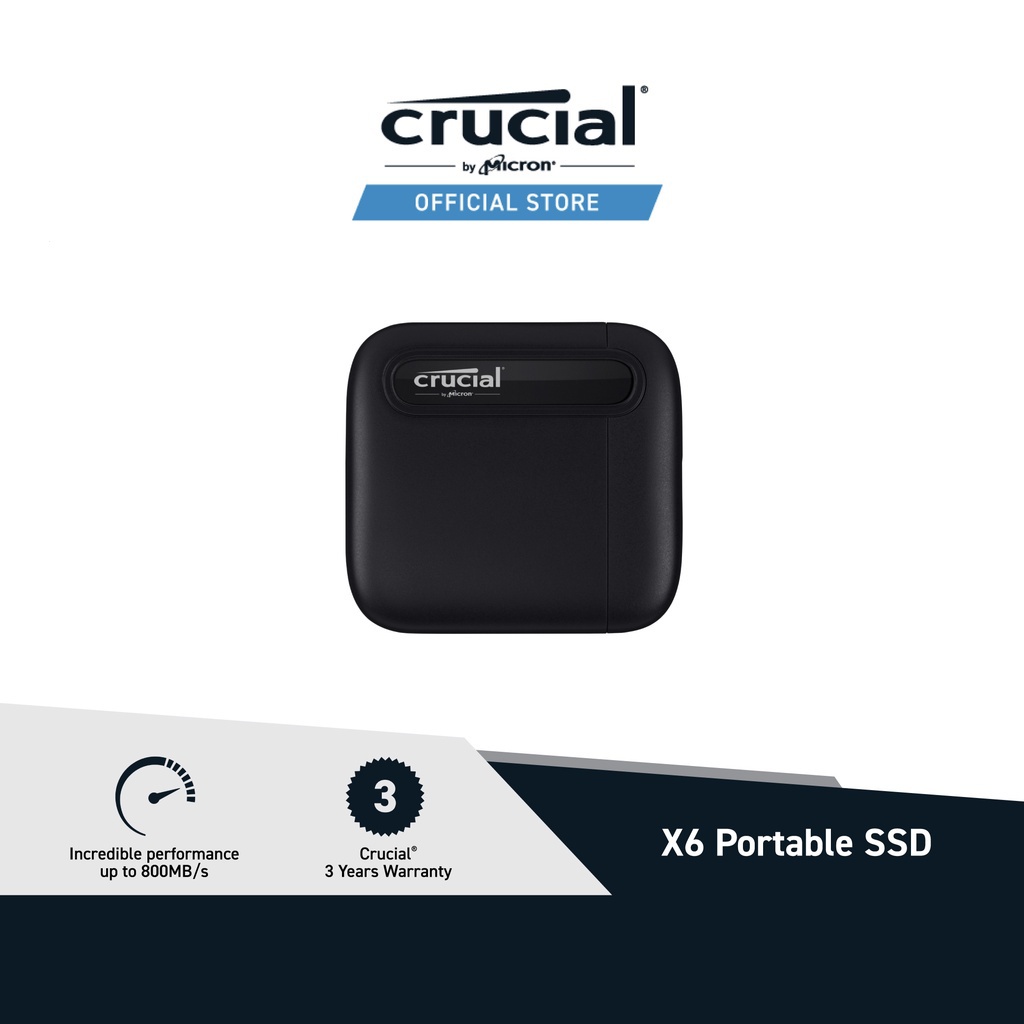 Crucial X6 4TB SSD Portátil 500GB/1T/2T Disco Rígido Interno notebook De Estado Sólido SATA3 2.5inch