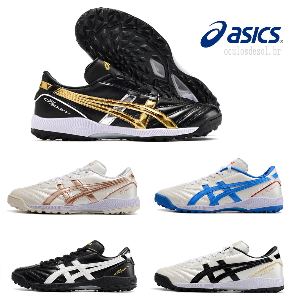 Tênis De Futebol Chuteira Society De Couro Masculino Asics2024 DS LIGHT C3 FF TF Botas De Societe Sapatos De Socyte Original