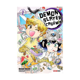 MANGA PANINI: DEMON SLAYER ACADEMIA! VOL.2 Novo lacrado e em português