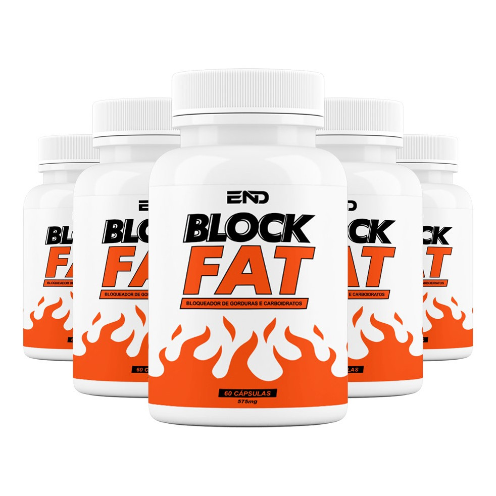 5x Block Fat 60 Cápsulas Original | Shopee Brasil