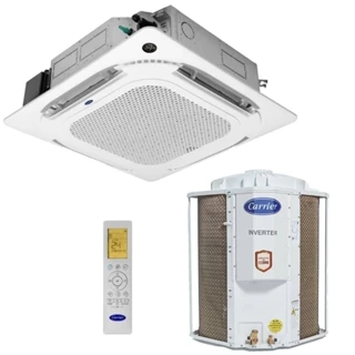 Ar Condicionado Split Cassete Carrier 4 Vias 56000 BTUs Quente e Frio Inverter 220V 38CQVD60515MC em Oferta na Shopee