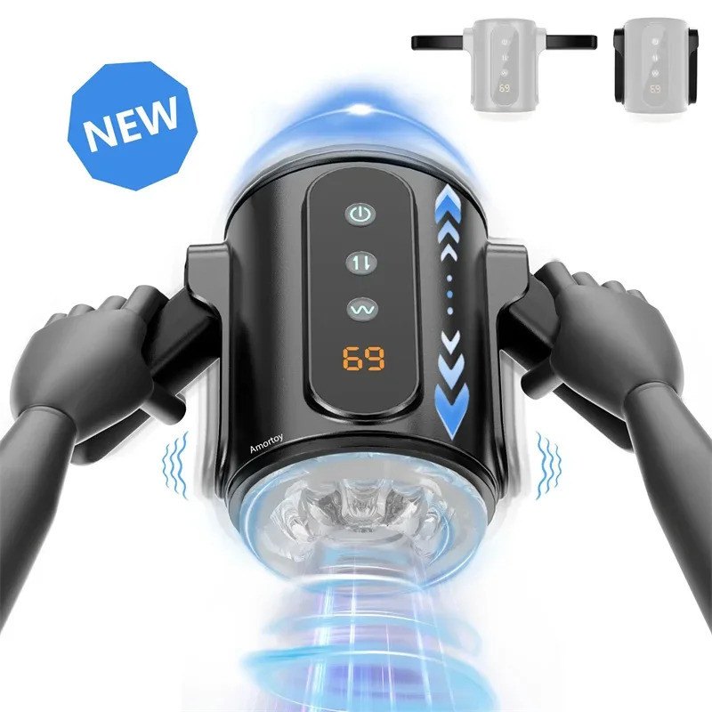 Masturbador masculino elétrico automático retrátil, vibrador sexy portátil, ferramenta sexual para homens, punhos