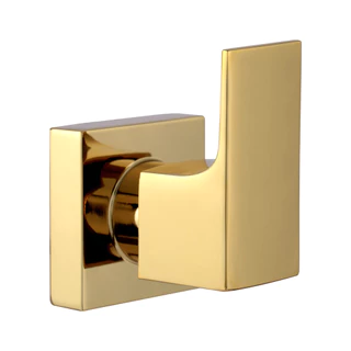 Acabamento Para Registro Chuveiro Alavanca Quadrado Dourado Brilhante Banheiro Padrão Deca Metal 1/2" - 3/4" ou 1"