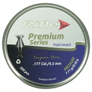 Chumbinho/Munição 4.5mm 500un Rifle Flathead 7.71gr
