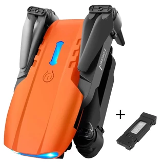 Drone Com Câmera 2024 K3 Pro Estabilidade Atualizada Wifi fpv Câmera 4K Laranja 2 Baterias