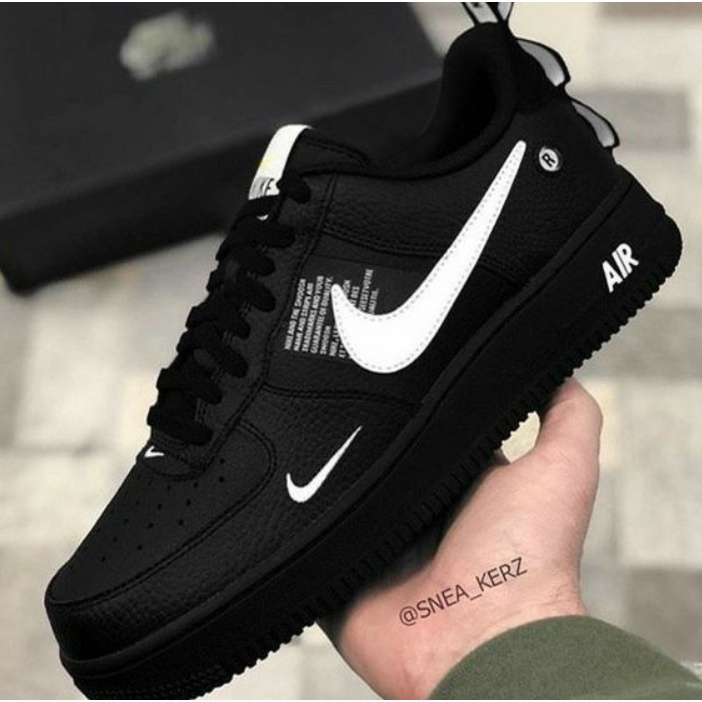 Tênis LV8 Air Force Nike Branco Preto Oferta - Escorrega o Preço