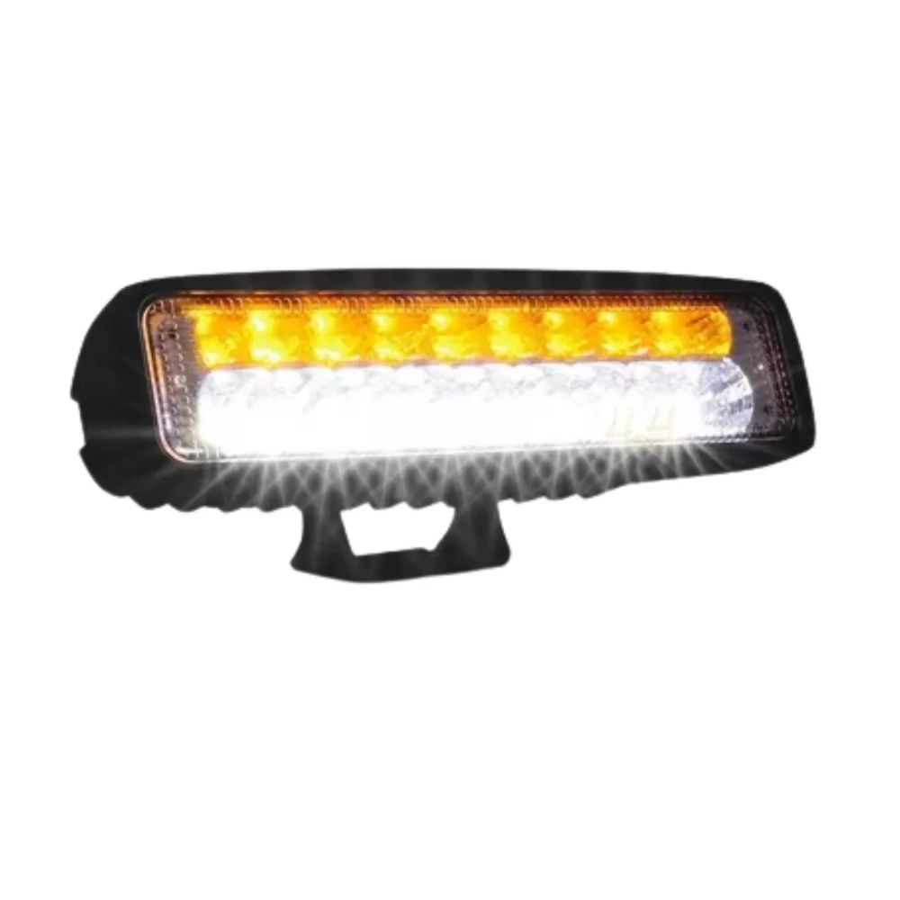 FAROL LED 15CM 54W COM LED BRANCO e AMBAR | Shopee Brasil
