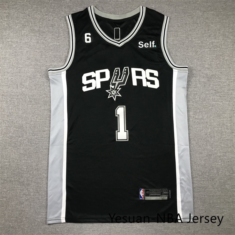 San Antonio Spurs Victor Wembanyama Camisa Basquete NBA Jersey