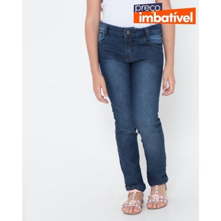 Calça Jeans Infantil Stretch Azul
