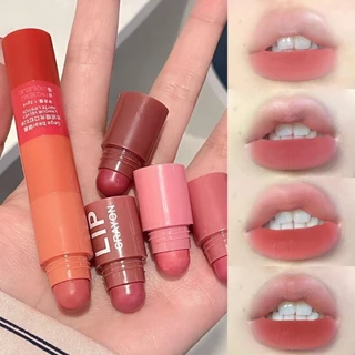 Gege Bear 4 Em 1 Crayon Lipstick Velvet Matte Lip Tint Non-stick Copo Antiaderente Brilho Labial De Longa Duração À Prova D'água Maquiagem Coreana em Oferta na Shopee