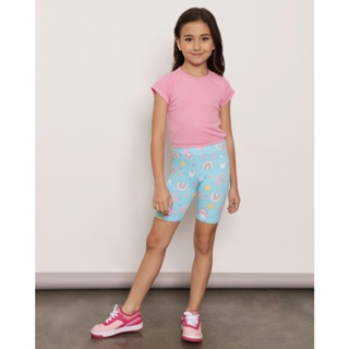 Bermuda Infantil Estampa Sortida Azul Claro