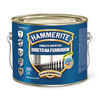 Esmalte anti-ferrugem siintético 2,4 litros cinza Hammerite