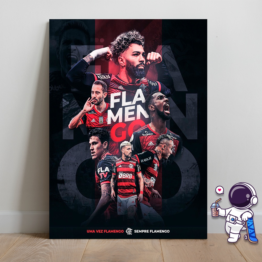 Quadro Flamengo - Placa Decorativa 20x28CM