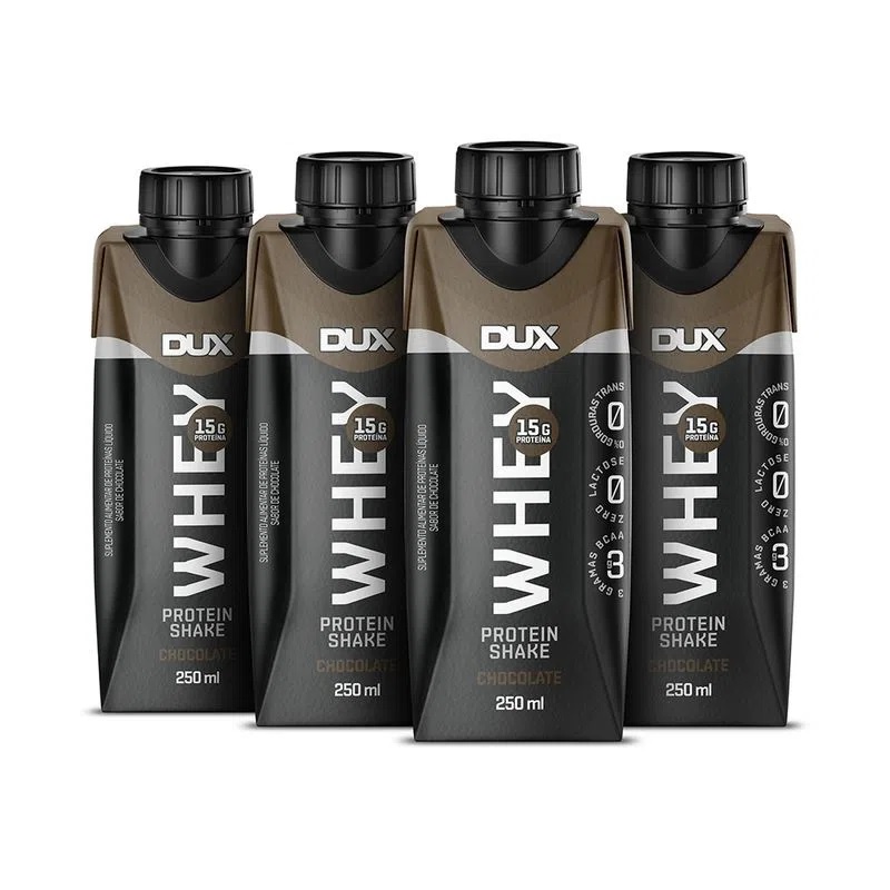 Whey Protein Shake 250mL cada (4 un) – Dux Nutrition Lab