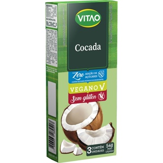 Cocada Tablete Zero Vitao 18g
