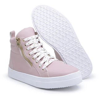 Tênis Fitness Botinha Cano Alto feminino -Rosa
