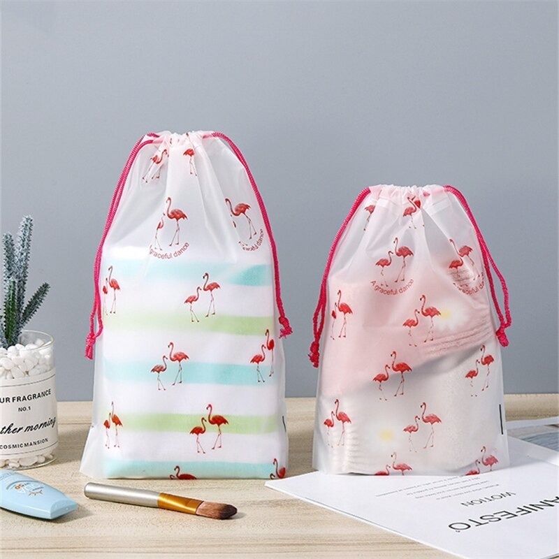 Jogo Com 5 Sacos Organizador Impermeável Para Roupa Sapato Mala Para Viagem Passeio