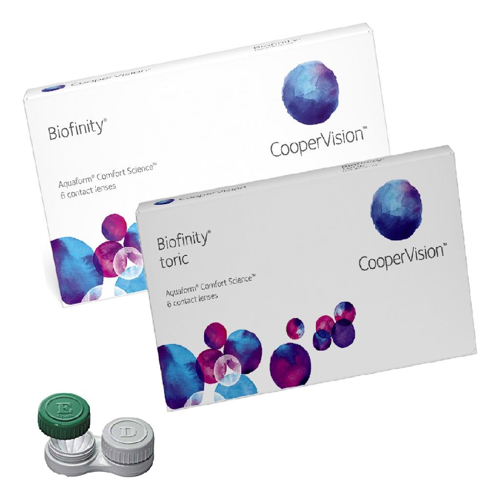 Lente De Contato Biofinity 01 Astigmatismo + 01 Miopia/hiper