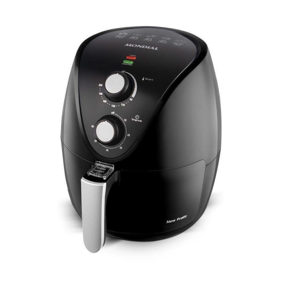 Fritadeira Air Fryer Mondial New Pratic AF31 3,5L Preto
