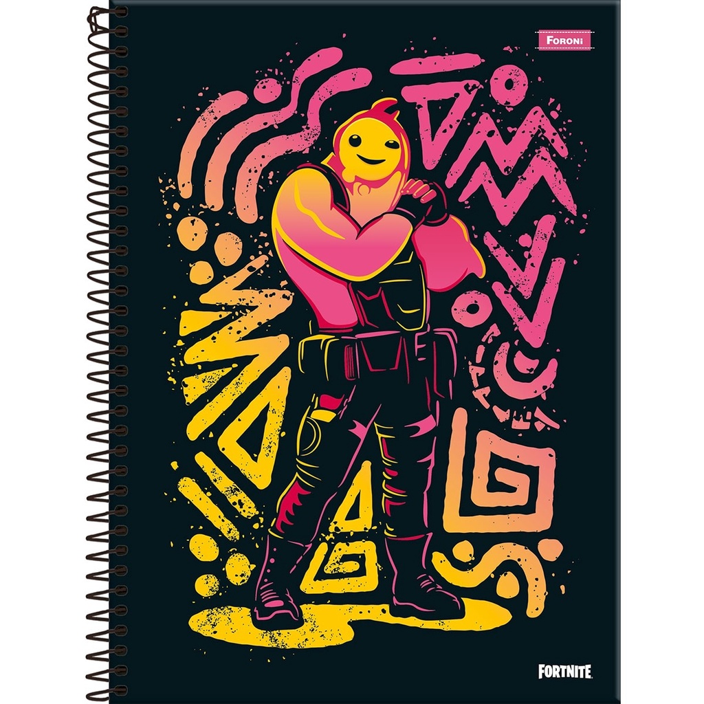 Caderno C/D 01 Materia Fortnite Foroni