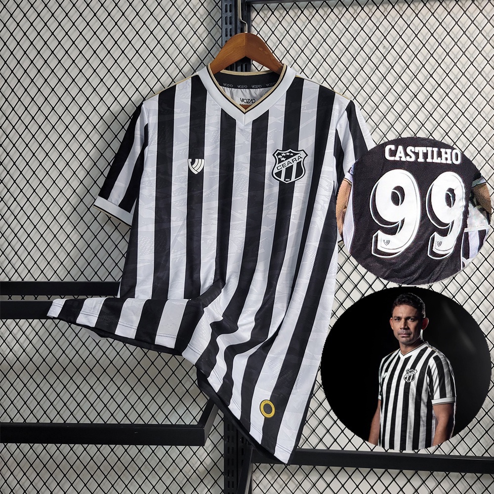 CEARA 2023-24 Camisa Tempo Eu Camisa Nome Custom Number Camisa de Futebol SAL