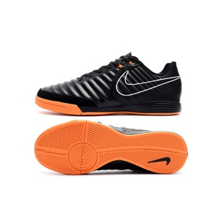 New Original Sneakers Boot Futsal Tiempo x Legend 7 Ligera IV IC Nike2023 Football Shoes Orange Black