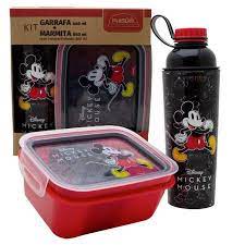Kit Lanche c/3 Itens Mickey Plasútil