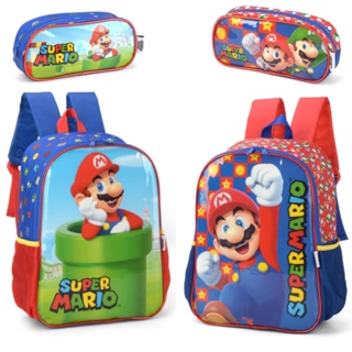 Lancheira Térmica Infantil Escolar Super Mario - LA39433MO