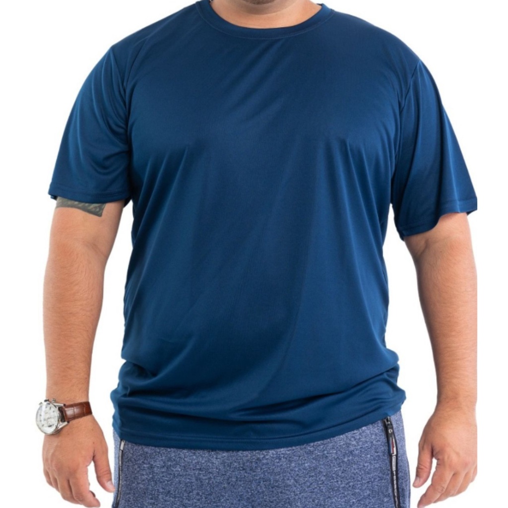 Kit 2 Camiseta Dry Fit Masculina Plus Size