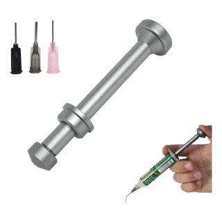 Embolo Metalico Para De 10cc Aplicador Com 3 Agulhas