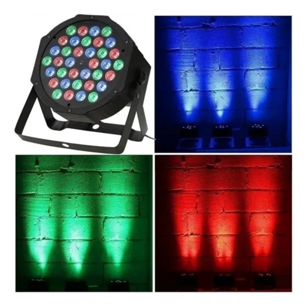 Refletor Canhão 36 Leds Slim Digital Shows Festas Parled | Shopee Brasil