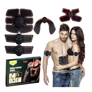 Kit Tonificador Muscular Abdominal Turbo Shaper Abdomen Perna