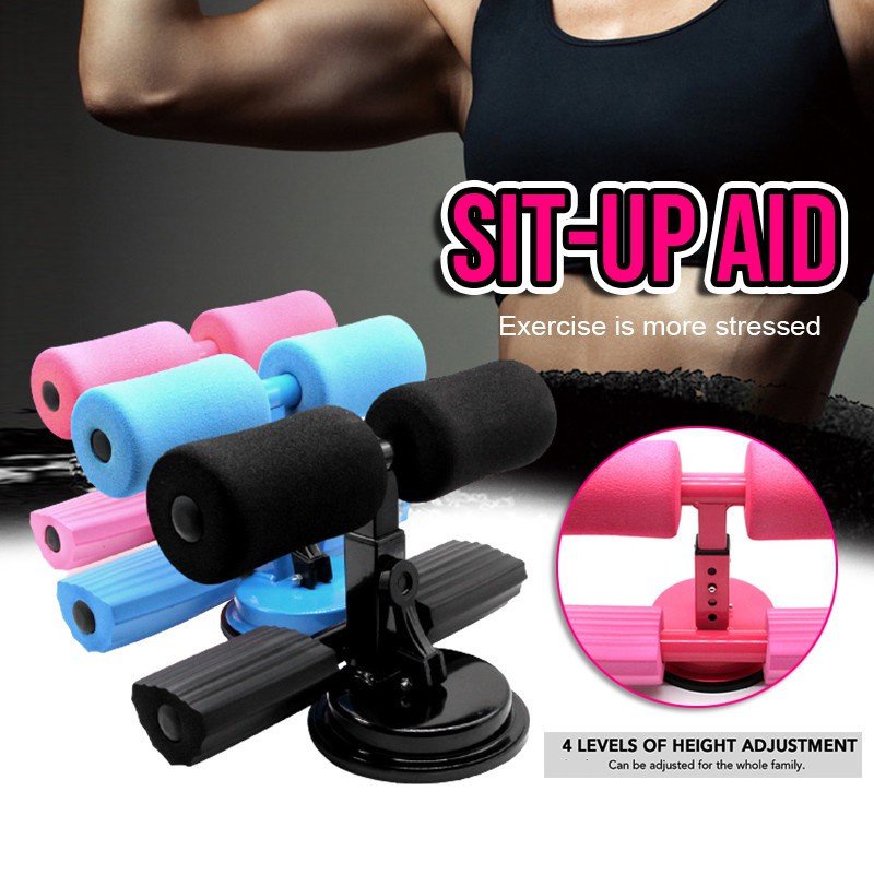 Supporto Per Sit-Up Portatile - Allenatore Addominale Autoadescante - Con Ventose E Altezza Regolabile - Foto 6