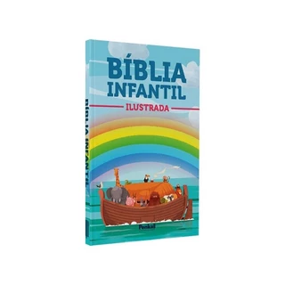 Bíblia Infantil Bichos na Arca + de 80 histórias da Bíblia com ilustrações