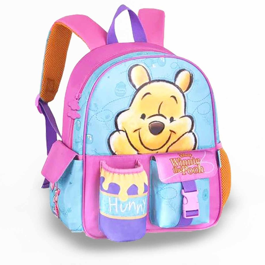 Mochila Clio Ursinho Pooh Po24573d Azul | Shopee Brasil