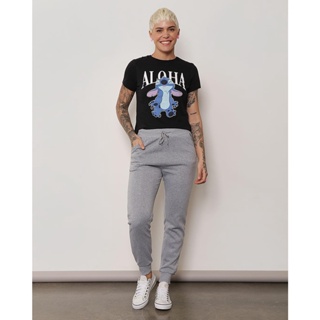 Calça Moletom Feminina Jogger Cinza