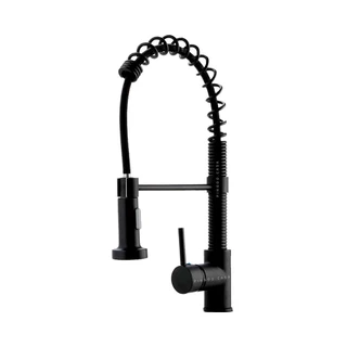 Torneira para cozinha gourmet Misturador Monocomando Extensível Jari Pingoo - Preto em Oferta na Shopee