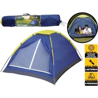 Barraca Acampamento Camping 4 Pessoas Lugares Tipo Iglu Mor 009035