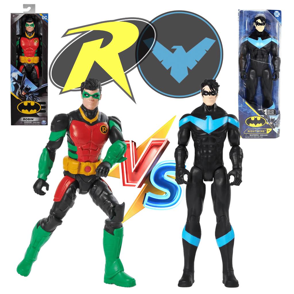 Figura Robin Classico e Asa Noturna DC Articulado 30Cm Sunny | Shopee ...