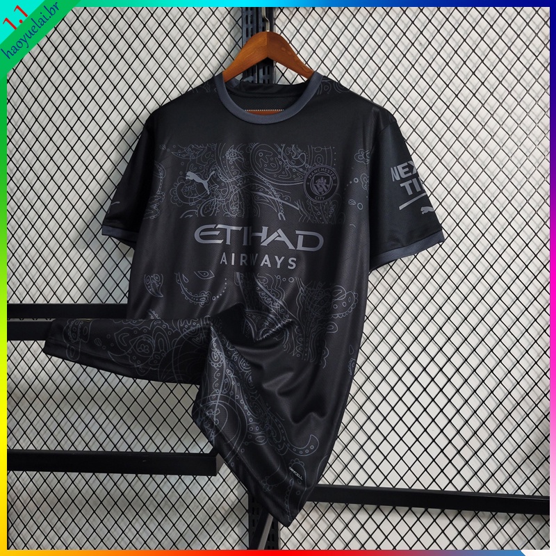 Camisa Preta Da Equipe 23/24 Futebol Especial MC (Manchester City)