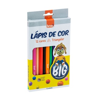 Lápis de Cor 24 Cores Sextavado D+