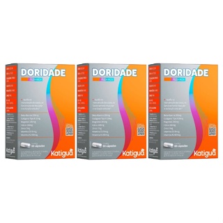 Doridade Flex-Mov Suplemento Alimentar P/Osso, Músculos e Articulações C/60 Cápsulas - Kit C/3