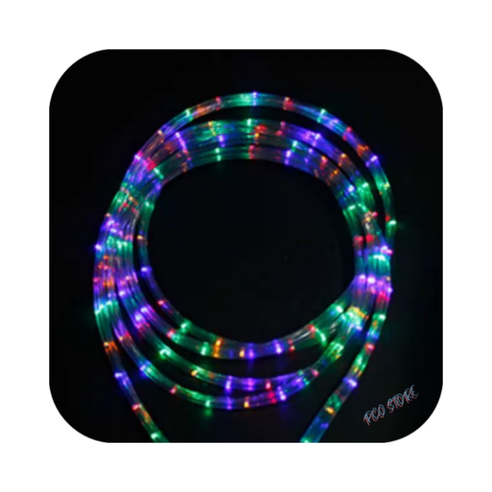 Mangueira Led Redonda 10m 8 Funções Decoração Natal Uso Externo Colorido Bivolts